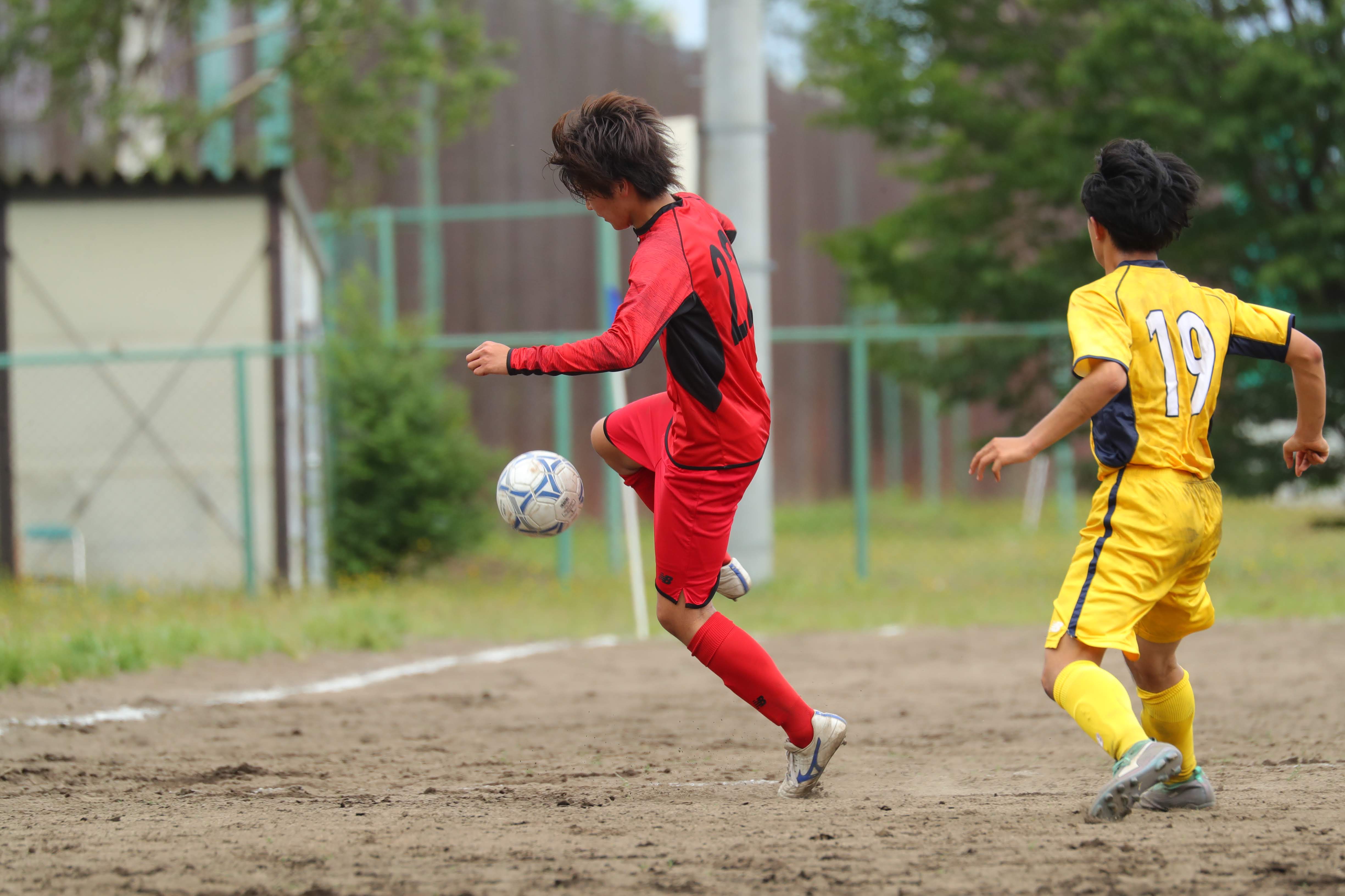 現場のサッカー